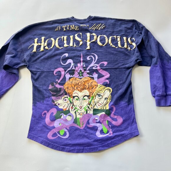 Disney XS Halloween Witch Hocus Pocus Spirit Jersey Top Damaged - Picture 1 of 11